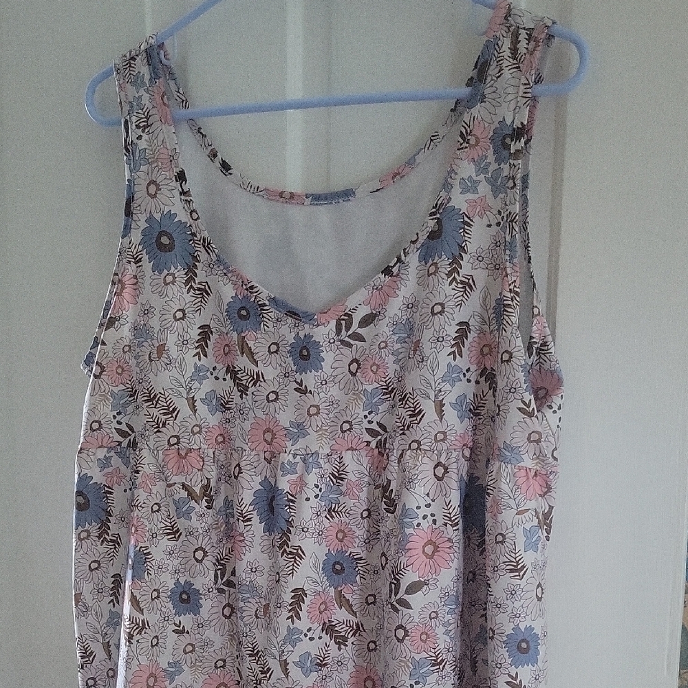Floral Sleeveless Top